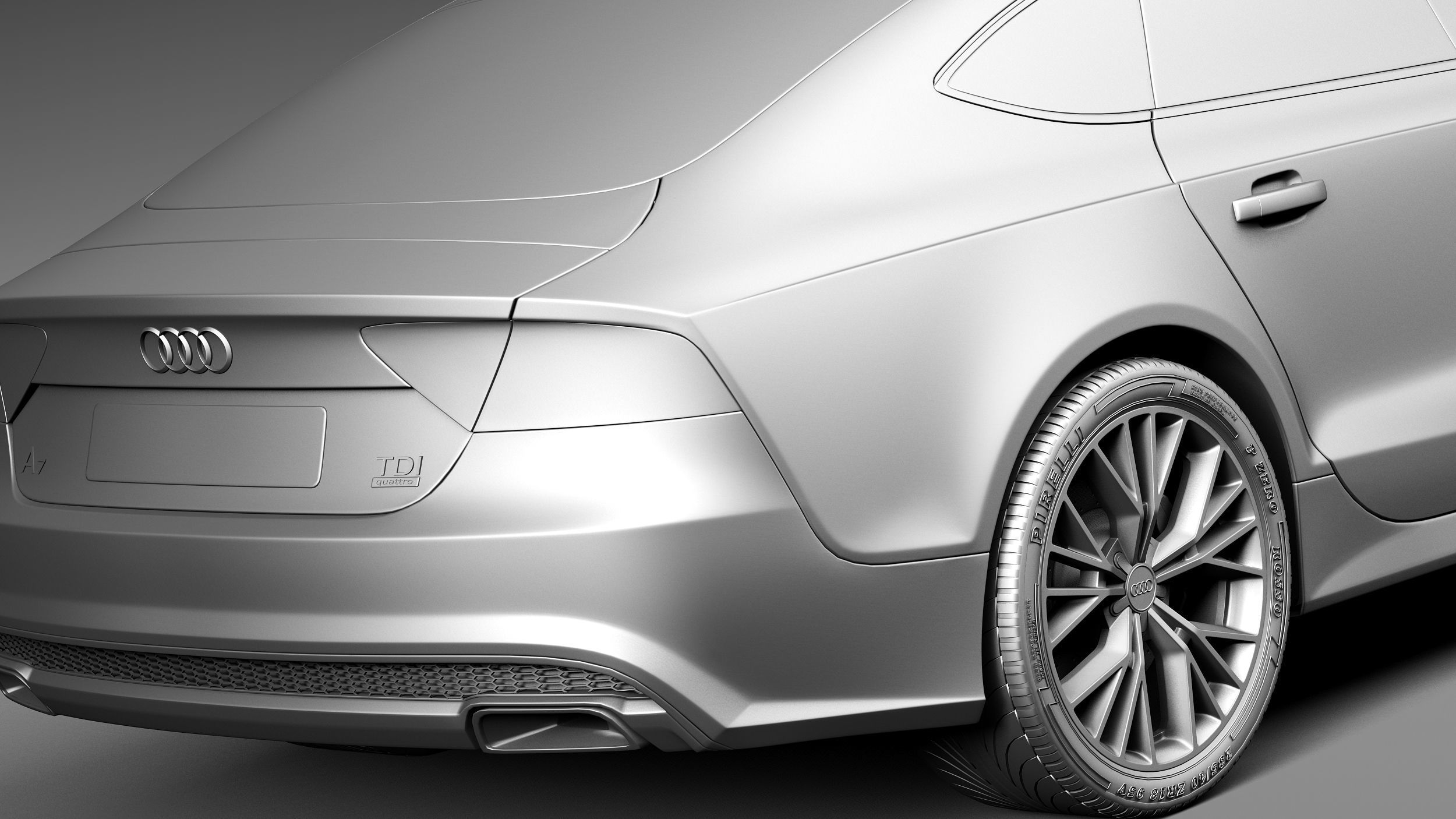 Audi A7 2015 3D model_10