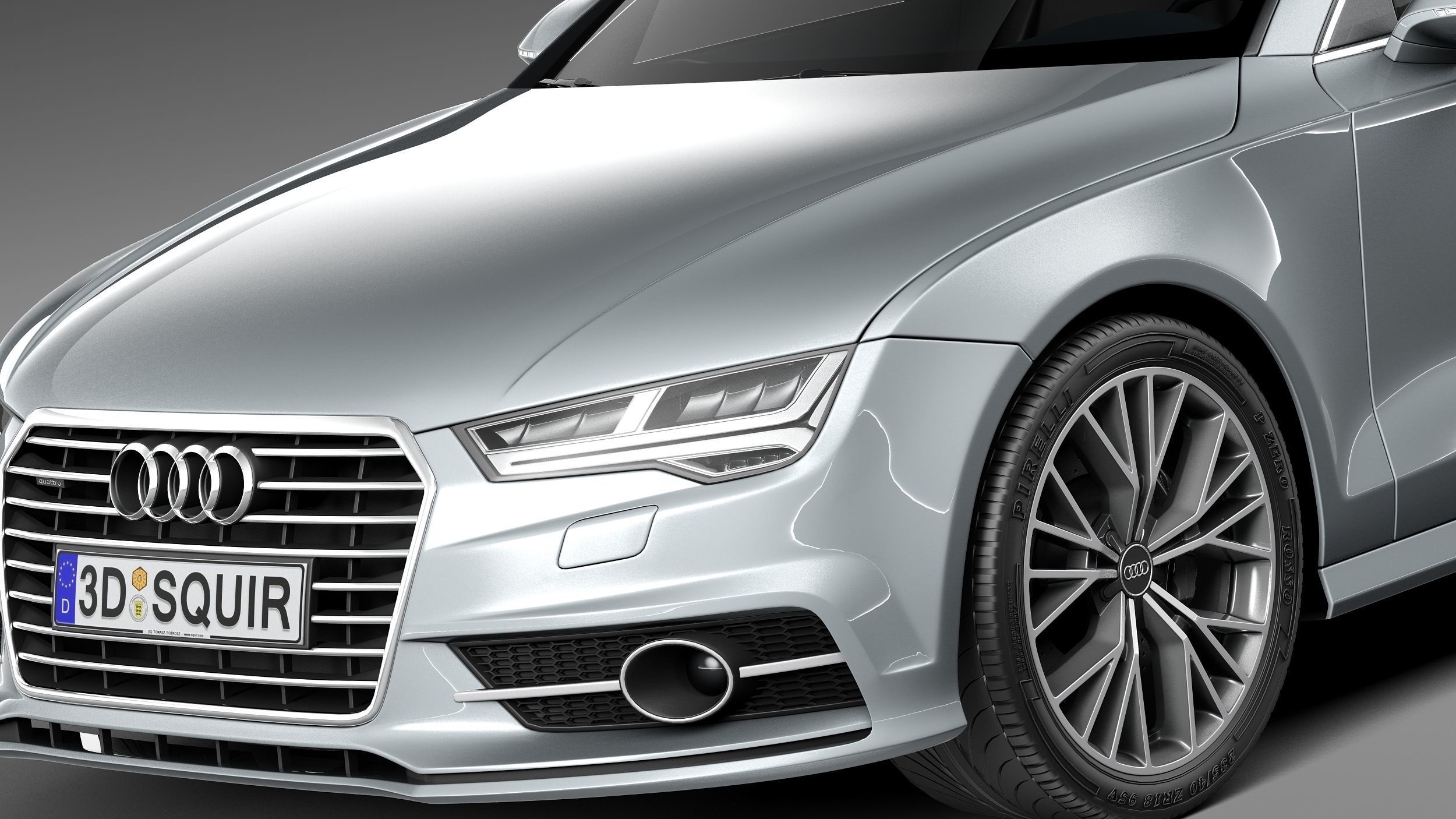 Audi A7 2015 3D model_2