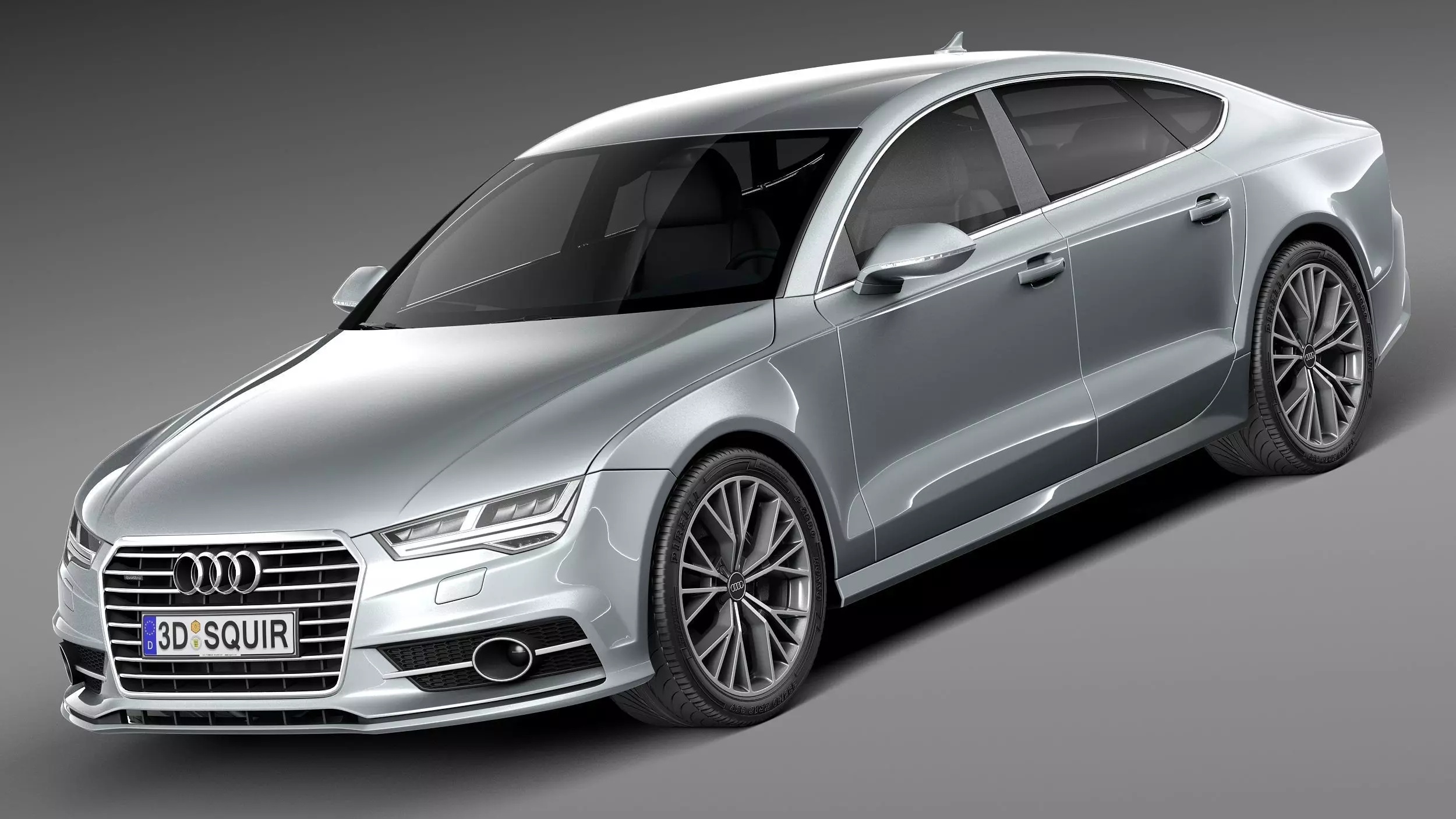 Audi A7 2015 3D model_0