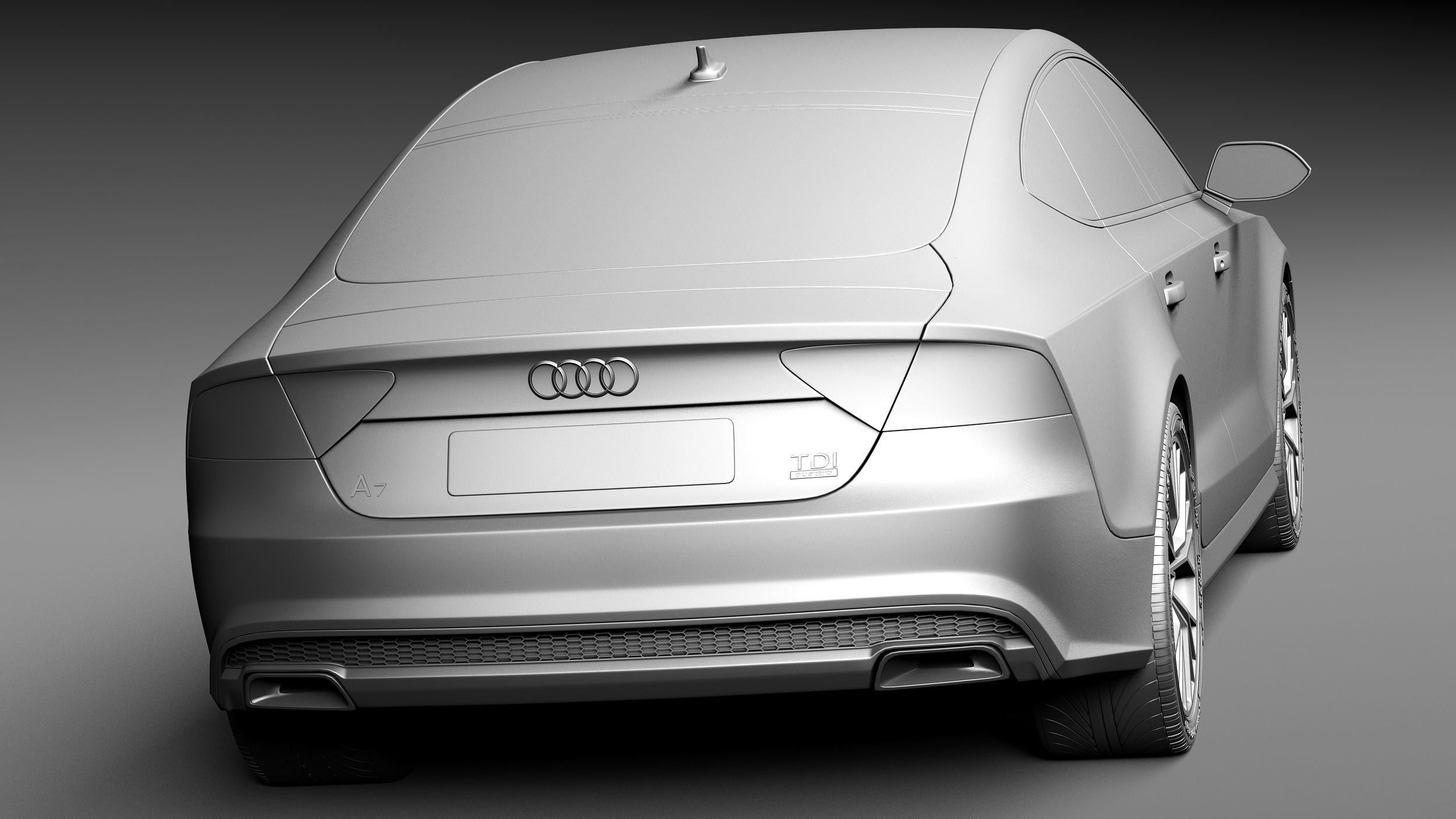 Audi A7 2015 3D model_12