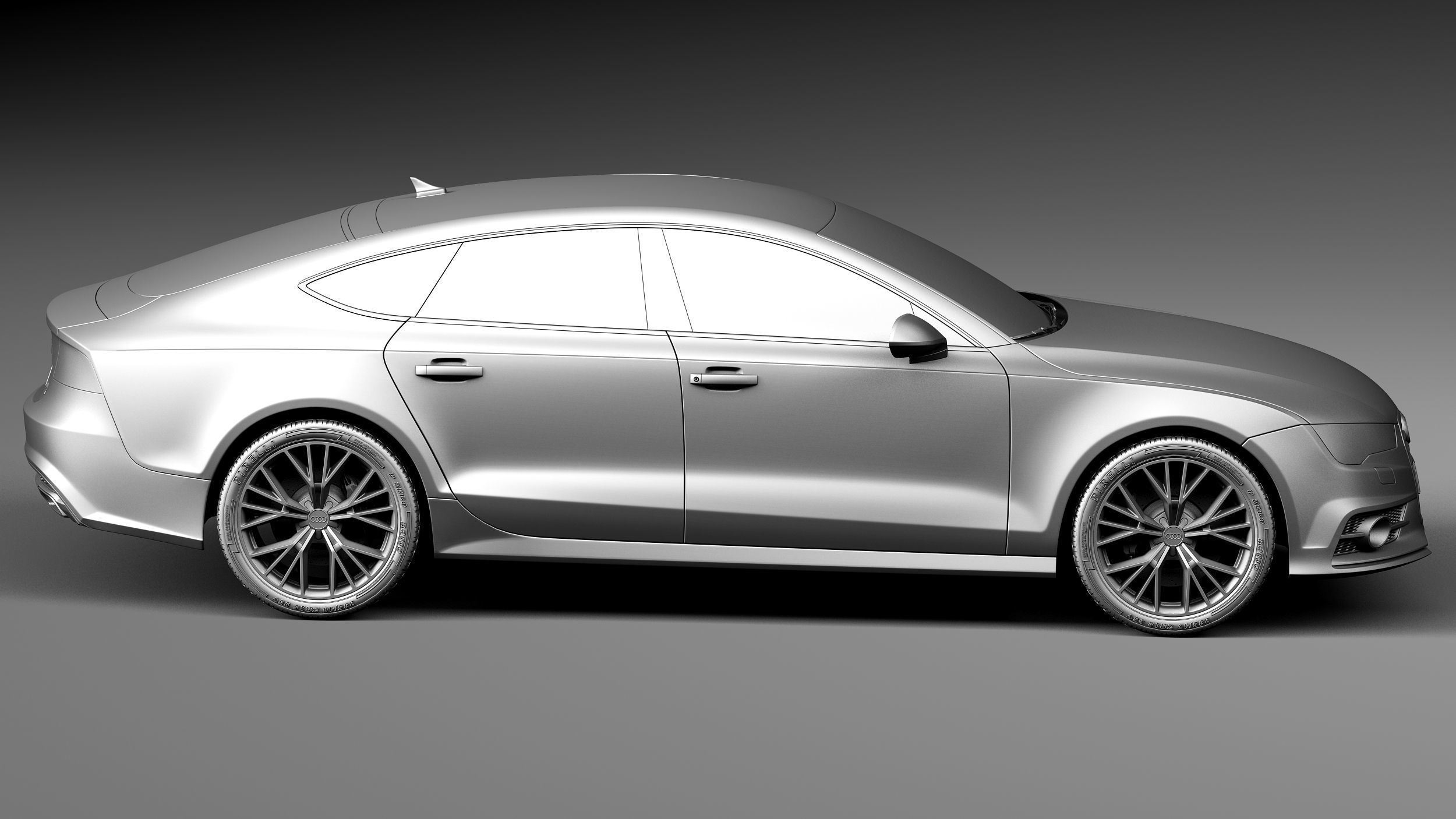 Audi A7 2015 3D model_13
