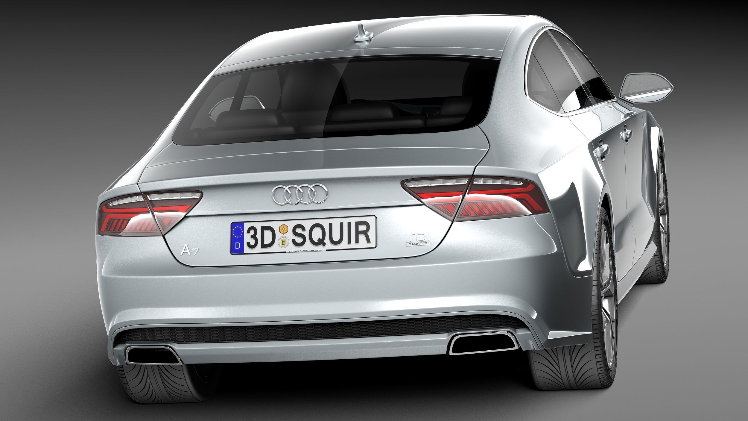 Audi A7 2015 3D model_5