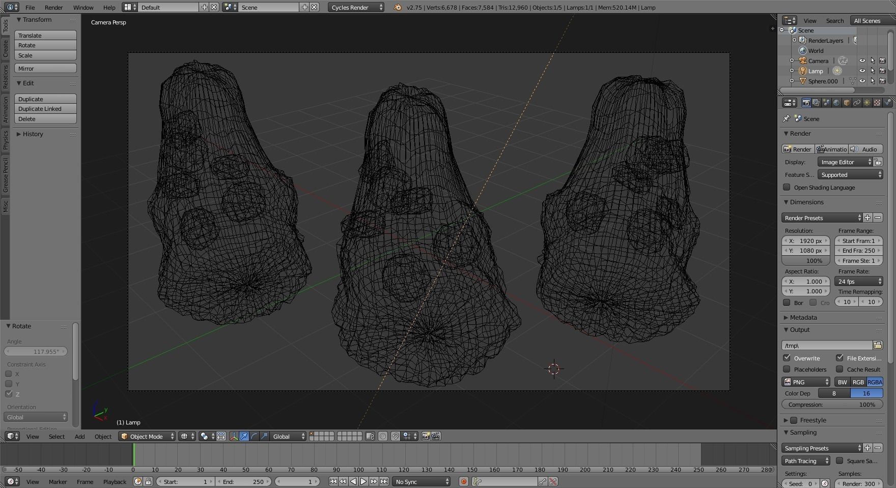 Realistic Hand Made Rocks and Ores Pack 4k Textures Low Poly Low-poly 3D model_5