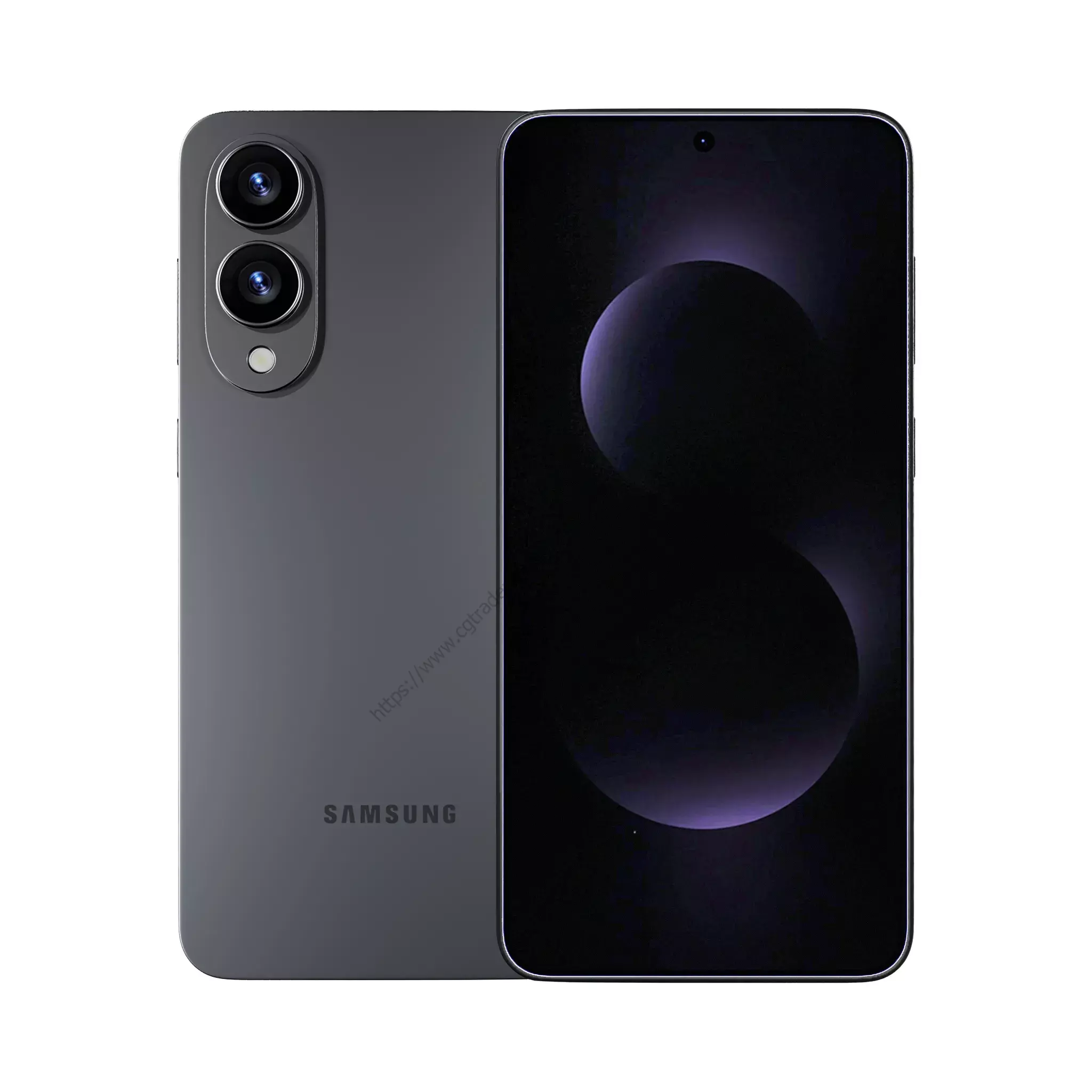 Samsung Galaxy S25 Edge Black Free 3D model