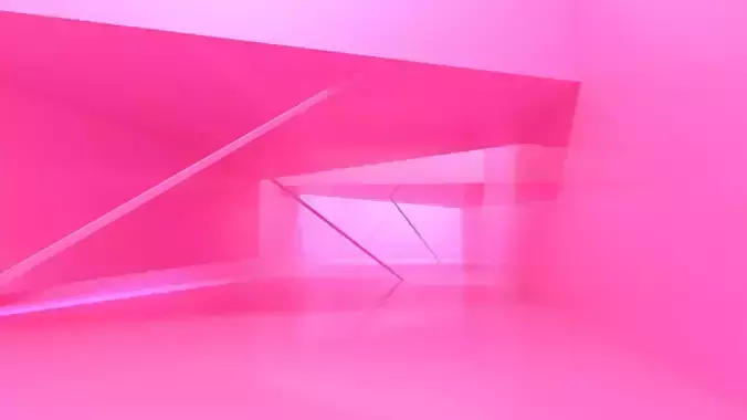 Pink Room and Pink Background  3D model