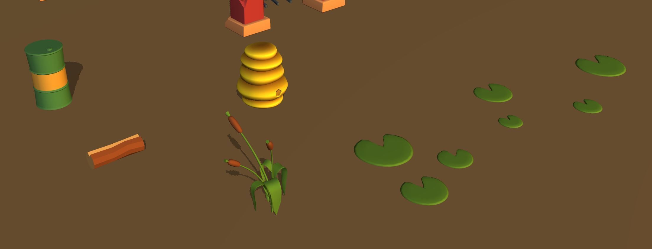 Cartoon Low-Poly Factory Area Pack Low-poly 3D model_3