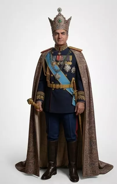 shah mohammad reza pahlavi 3D model