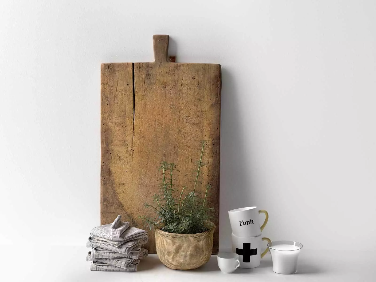 Scandinavian Kitchen Set 3D model_0