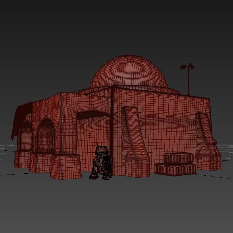 Tatooine Set - 01 3D model_12