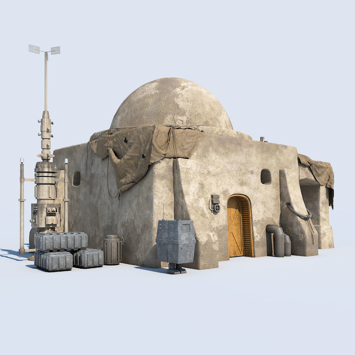 Tatooine Set - 01 3D model_2