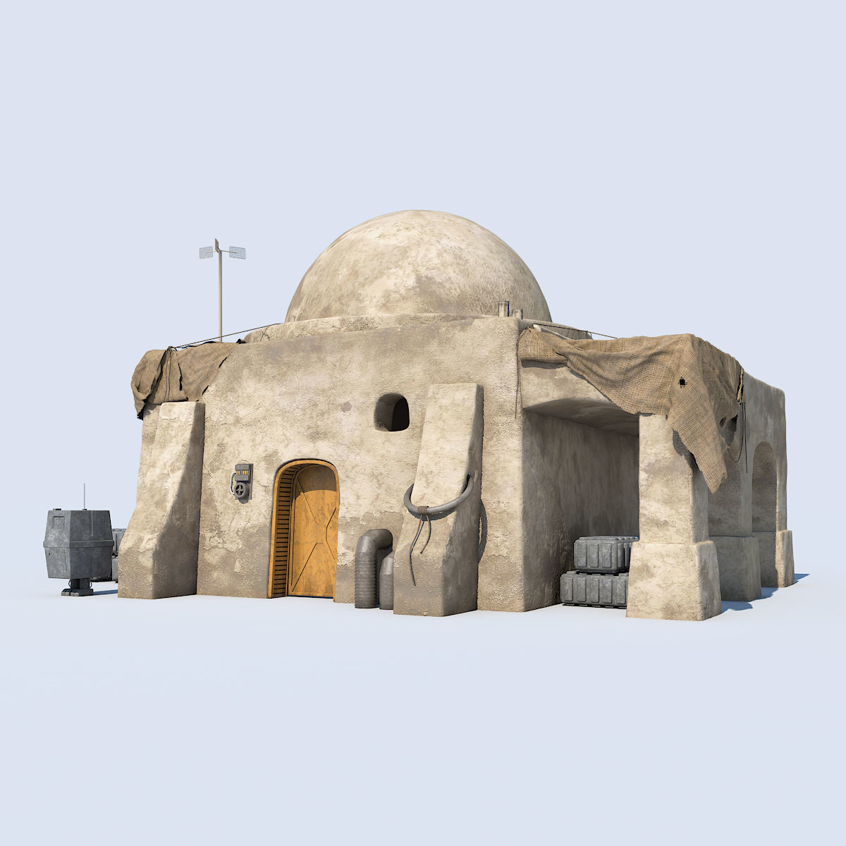 Tatooine Set - 01 3D model_4