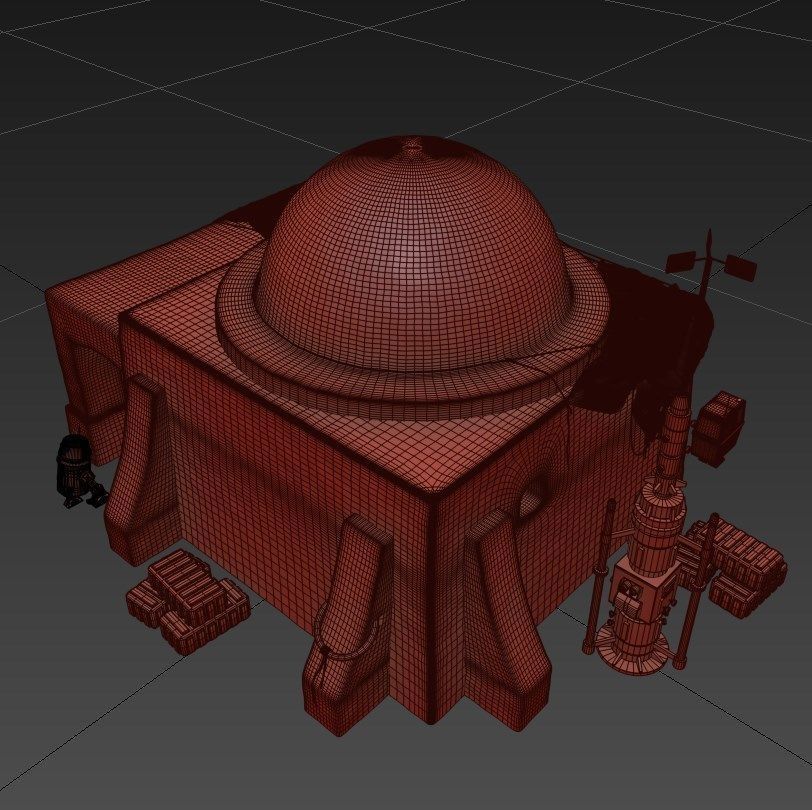Tatooine Set - 01 3D model_14