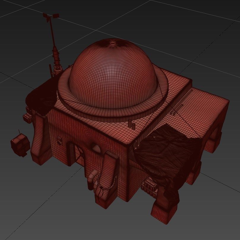 Tatooine Set - 01 3D model_11