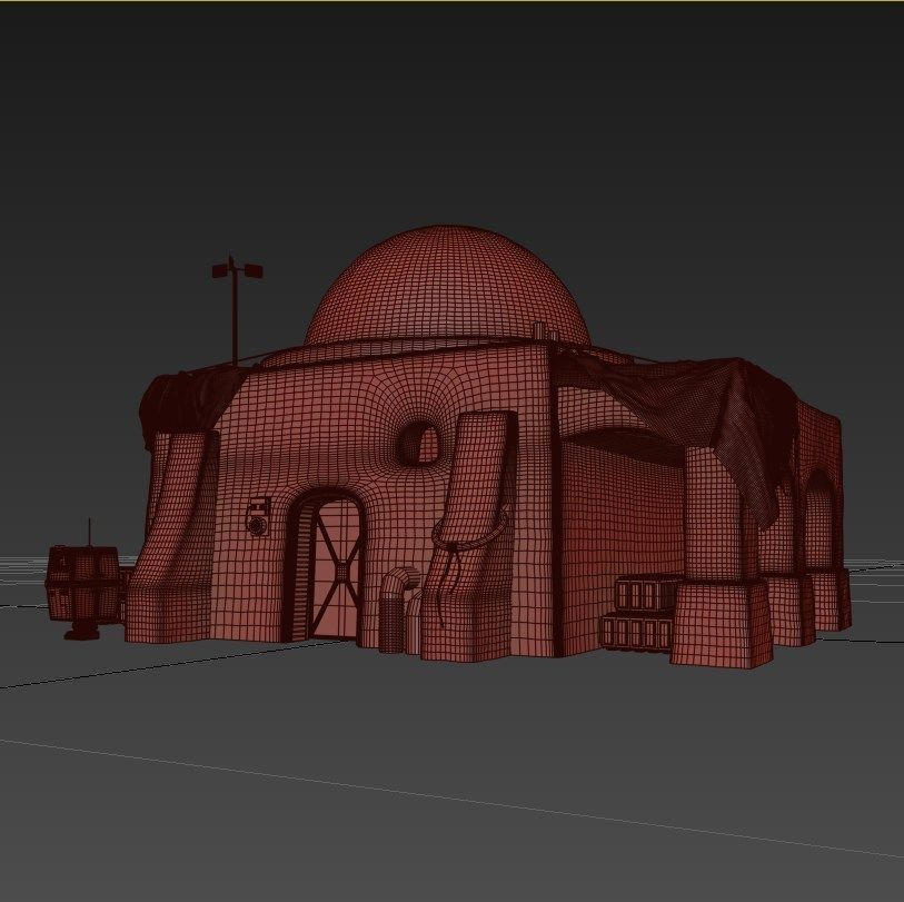 Tatooine Set - 01 3D model_9