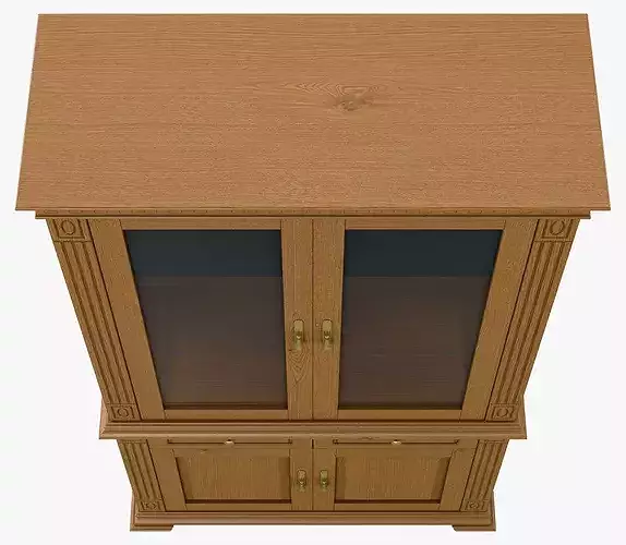 Display Cabinet Victoria 13 3D model 6