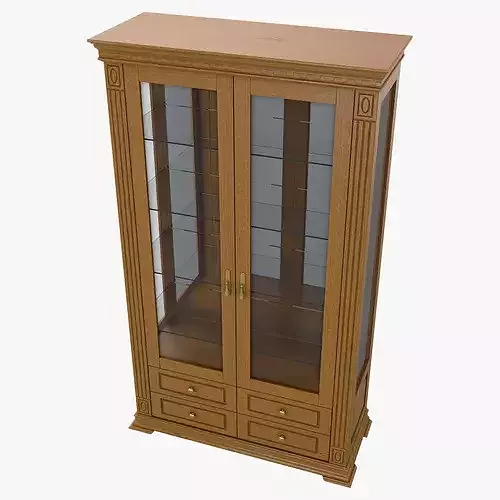 Display Cabinet Victoria 18 3D model 5