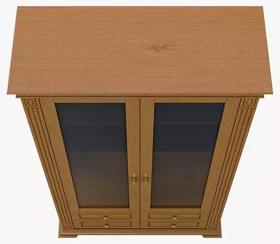 Display Cabinet Victoria 18 3D model 6
