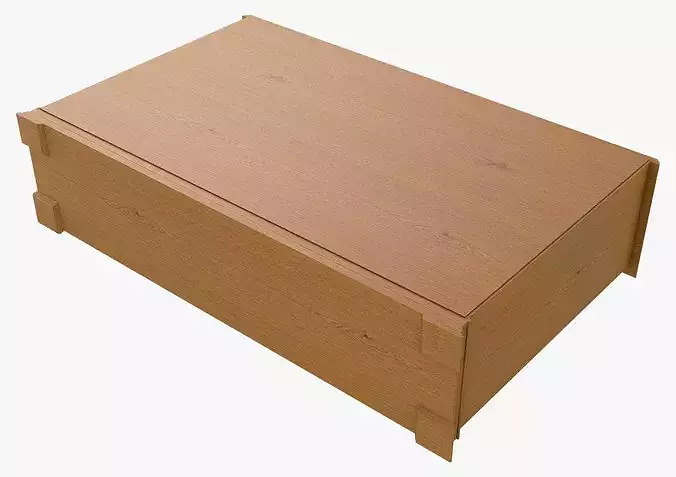 Showcase Sideboard Cabinet Victoria 04 3D model 7