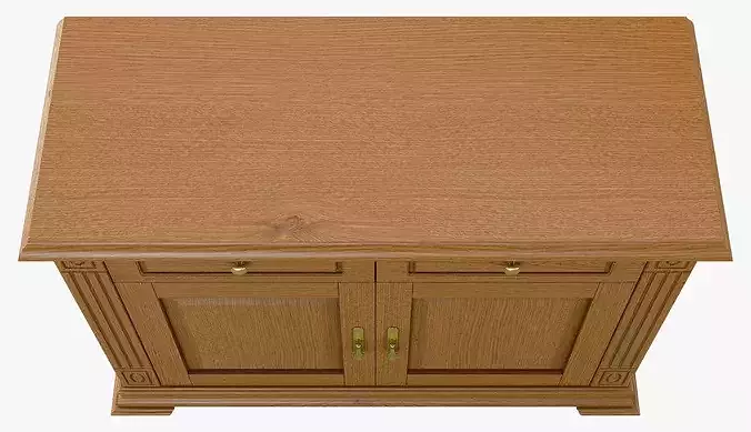 Sideboard Cabinet Victoria 02 3D model 6