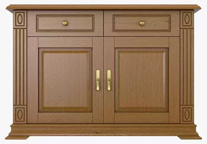 Sideboard Cabinet Victoria 02 3D model 2
