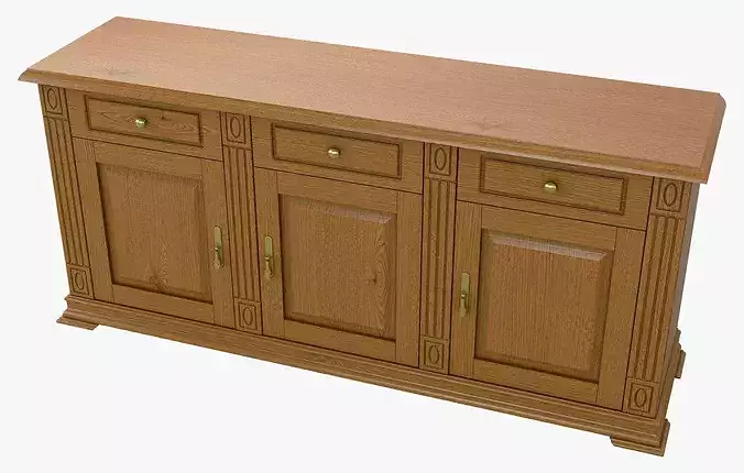 Sideboard Cabinet Victoria 03 3D model 5