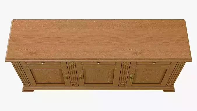 Sideboard Cabinet Victoria 03 3D model 6