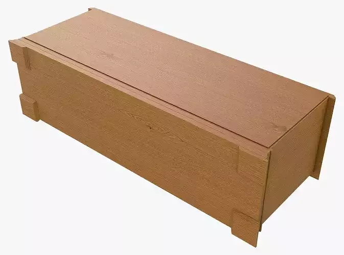 TV Stand Cabinet Victoria 06 3D model 7
