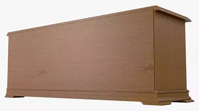 TV Stand Cabinet Victoria 06 3D model 4