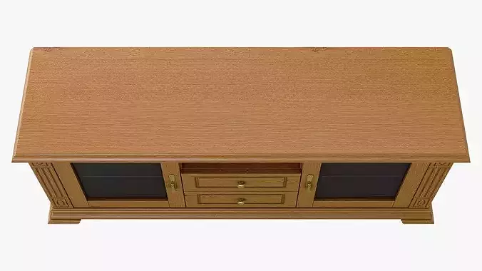 TV Stand Cabinet Victoria 06 3D model 6
