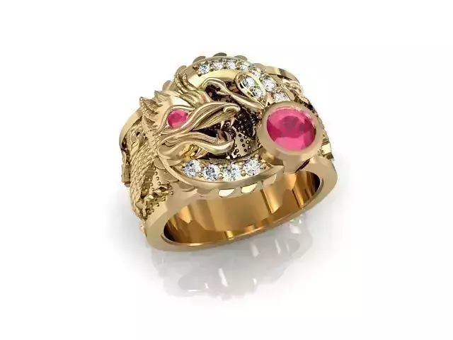 dragon ring ruby