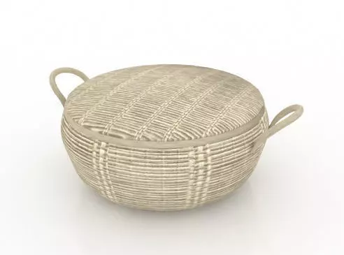Simply Rattan Basket Free low-poly 3D model