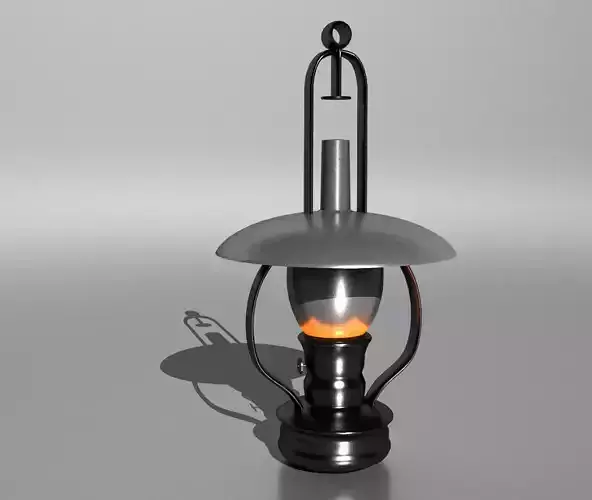 Oil Lamp 3D model