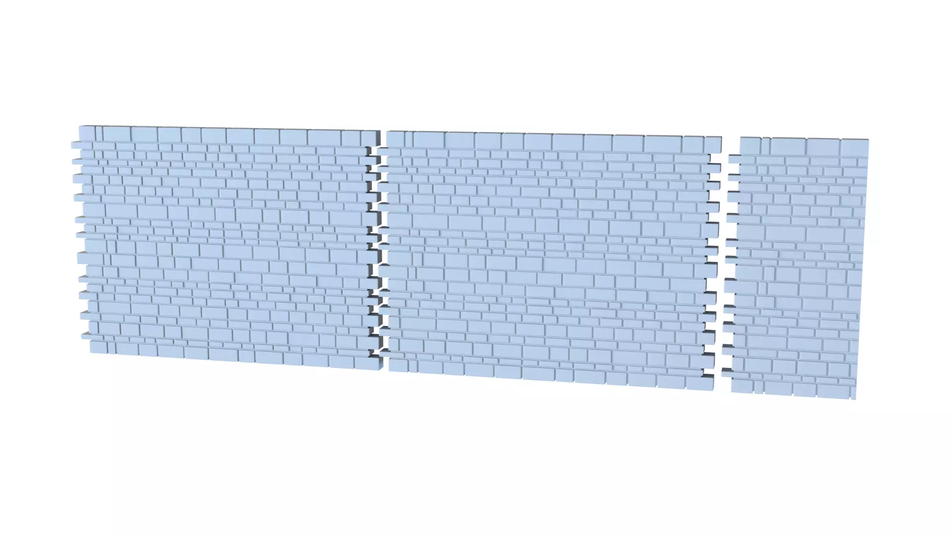 Brick Wall Seamless 3D print model
