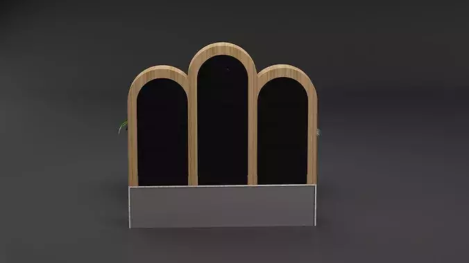 Restaurant Bar 3D model 7