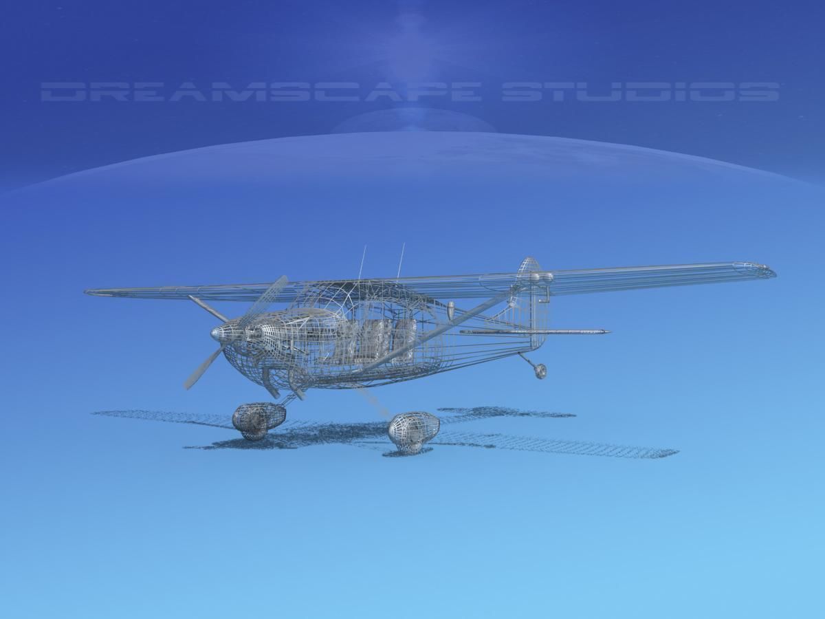 Cessna 170 V04 3D model_11