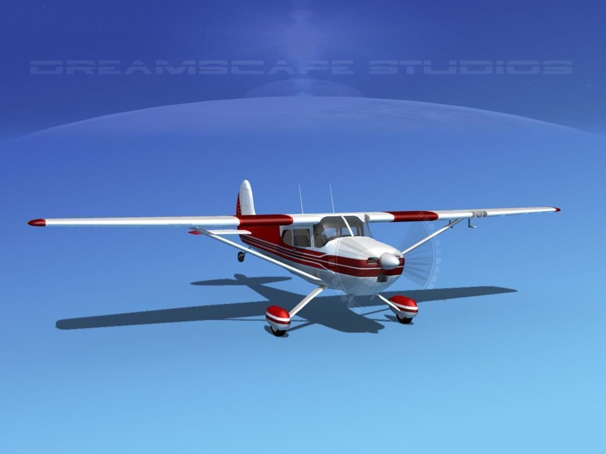 Cessna 170 V04 3D model_2