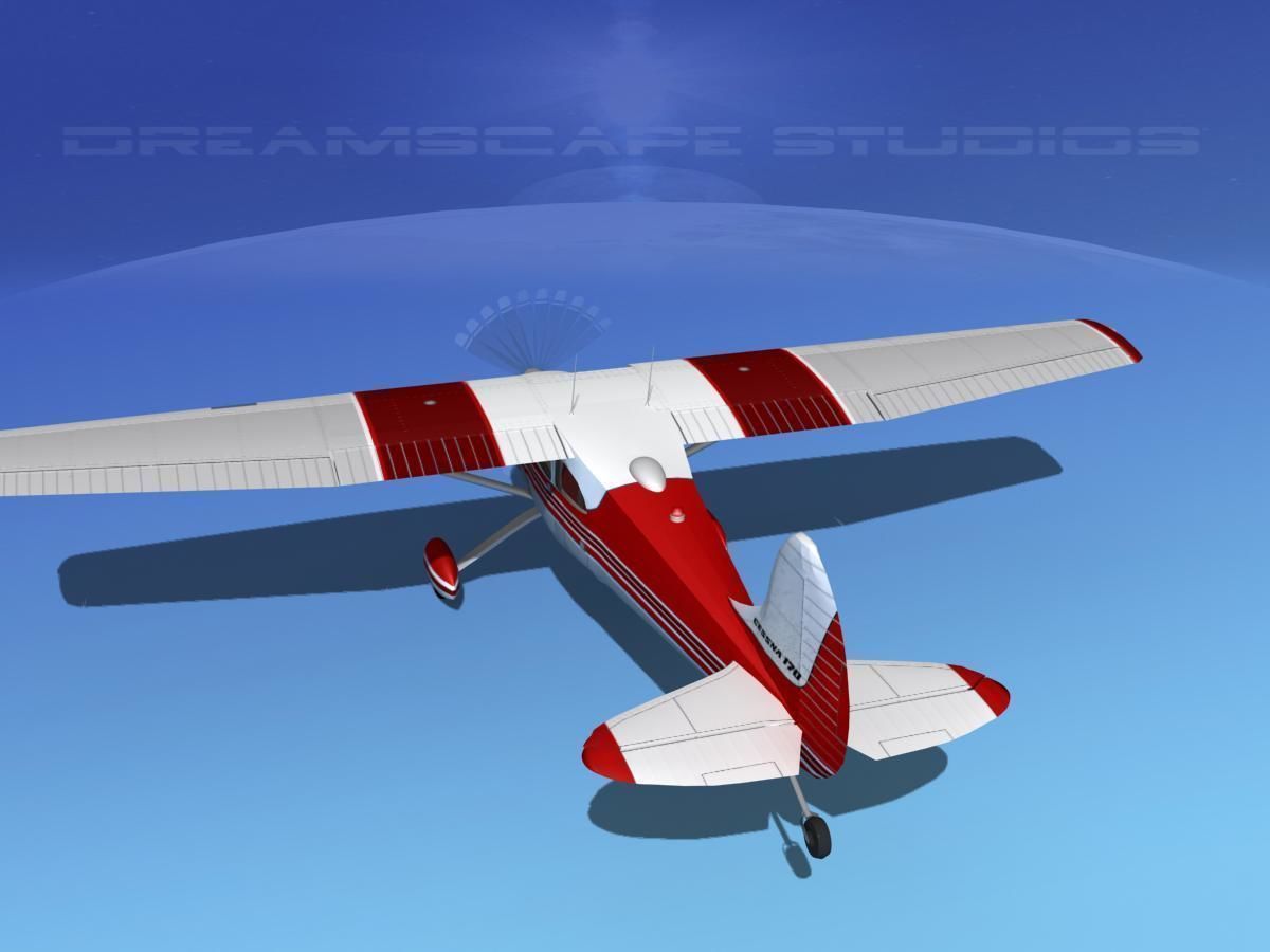 Cessna 170 V04 3D model_7