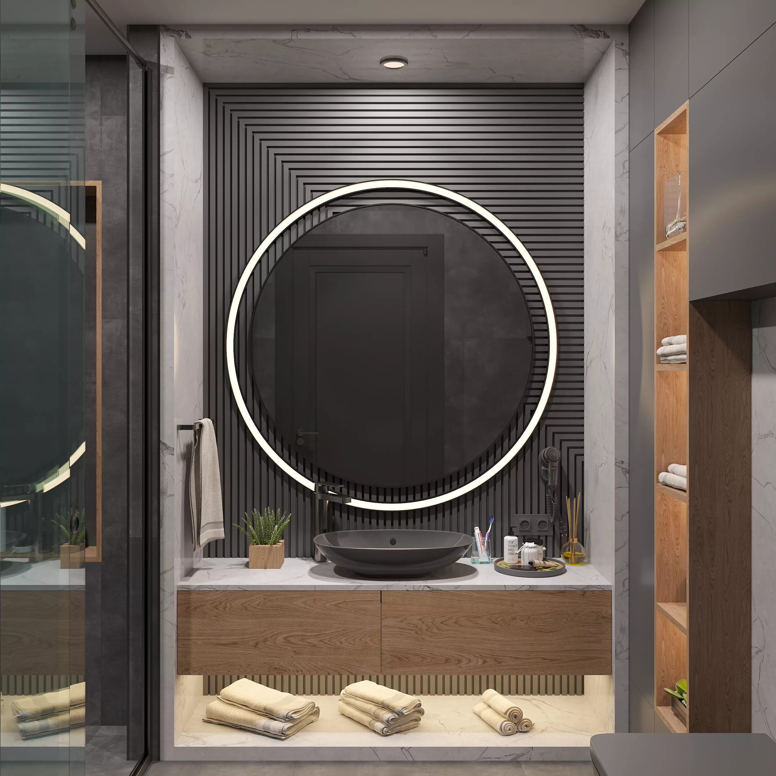 Modern Bathroom 003 3D model