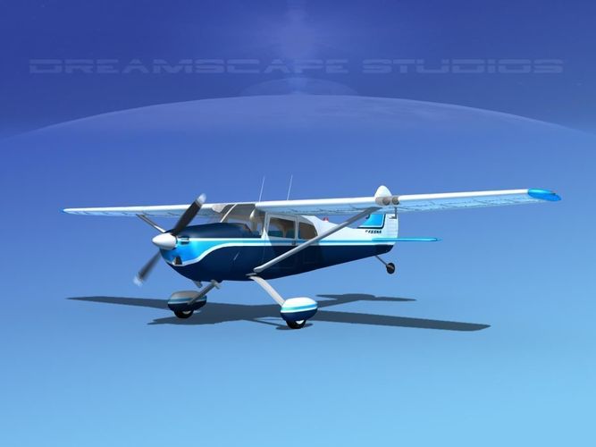 Cessna 170 V06 3D model