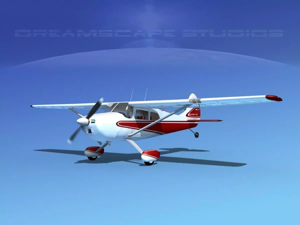 Cessna 170 V08 3D model_0
