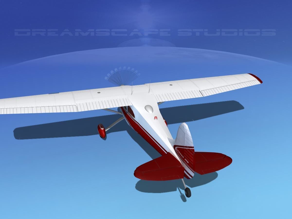 Cessna 170 V08 3D model_7