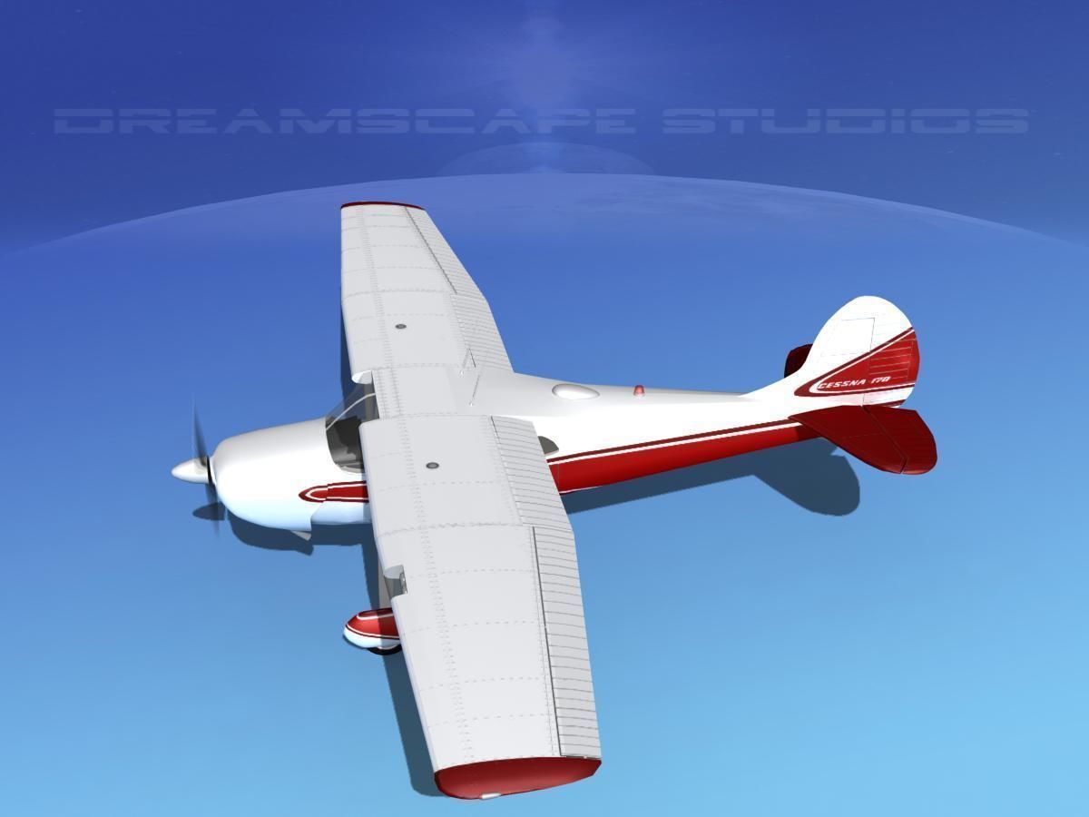 Cessna 170 V08 3D model_9