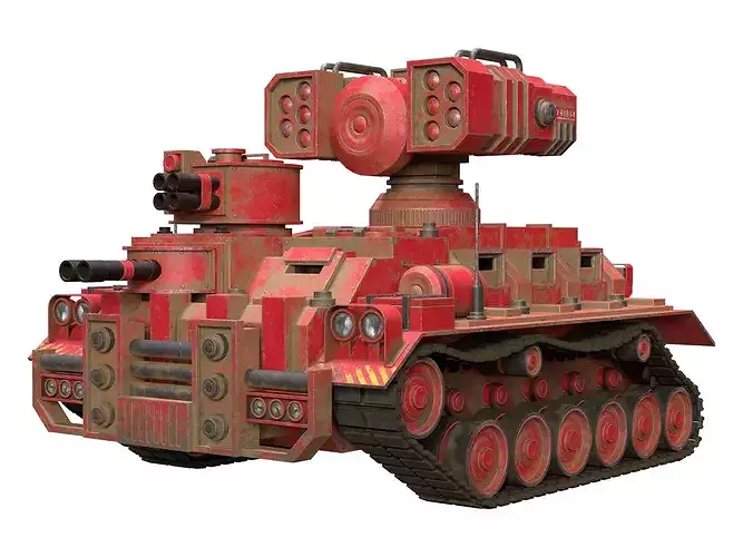 Tracked APC-1-Red-Dirty