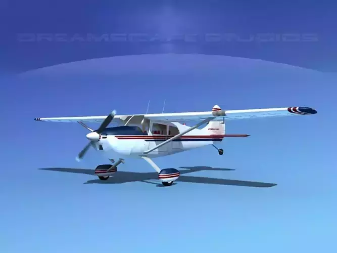Cessna 170 V09 3D model