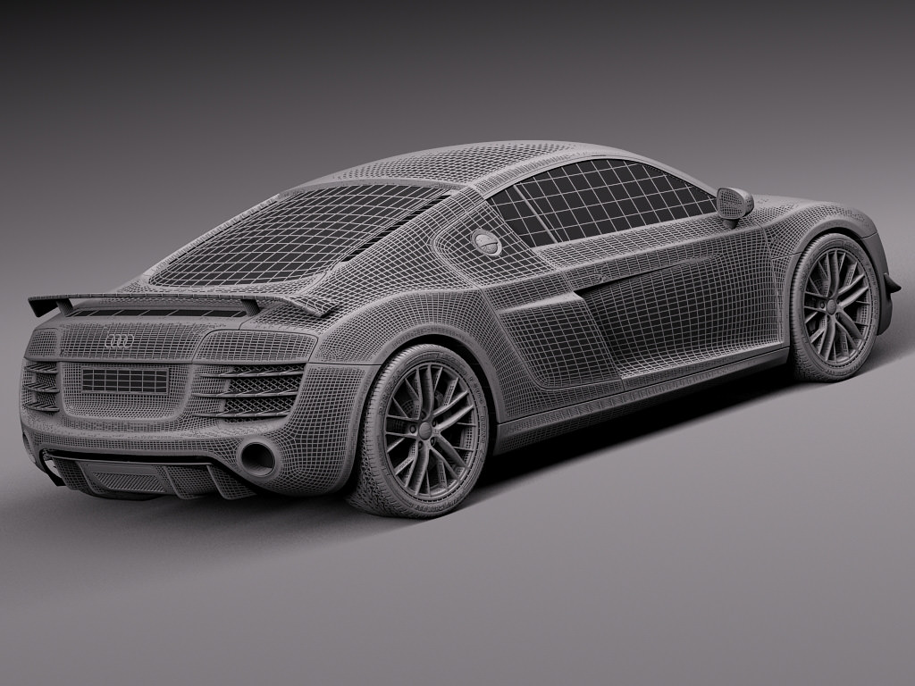 Audi r8 3d model