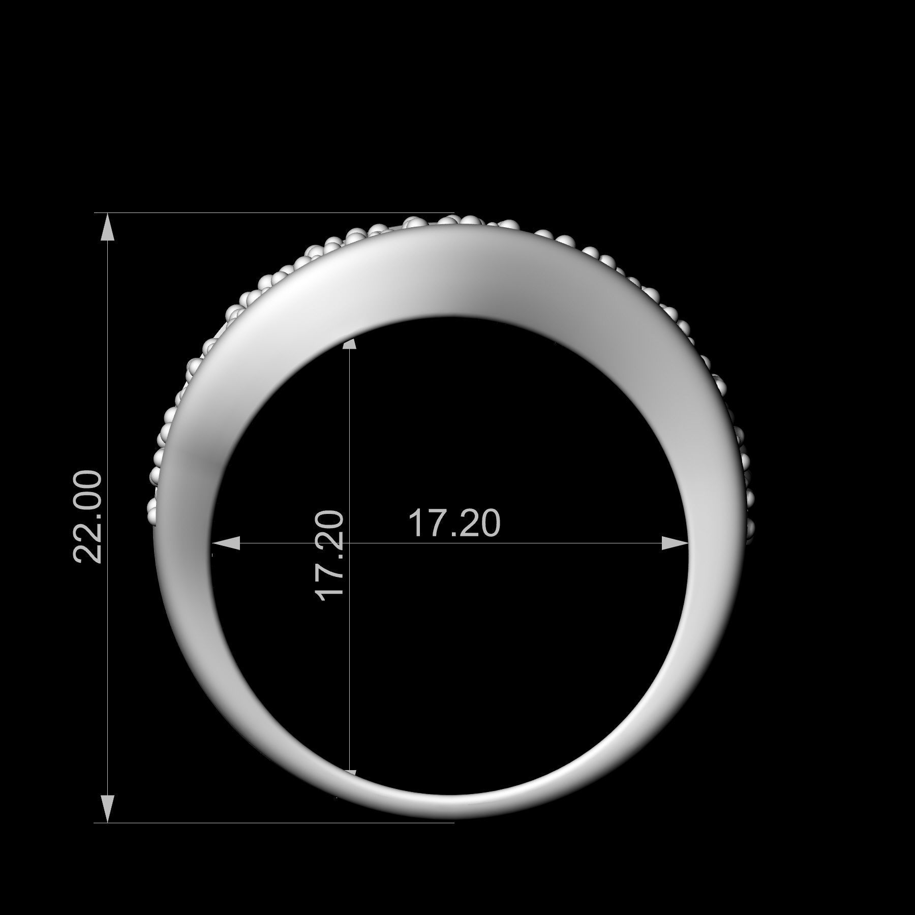 Wave Ring 3D print model_7