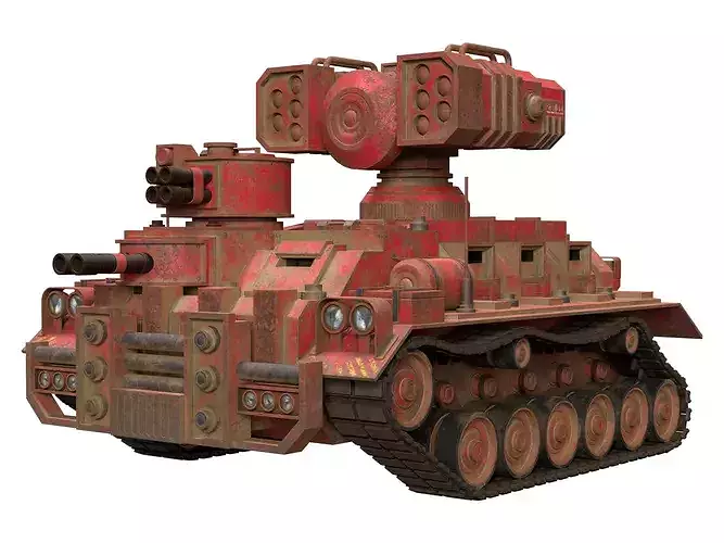 Tracked APC-1-Red-Rusty