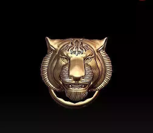 Royal Tiger Solid Bala Gold Bangles