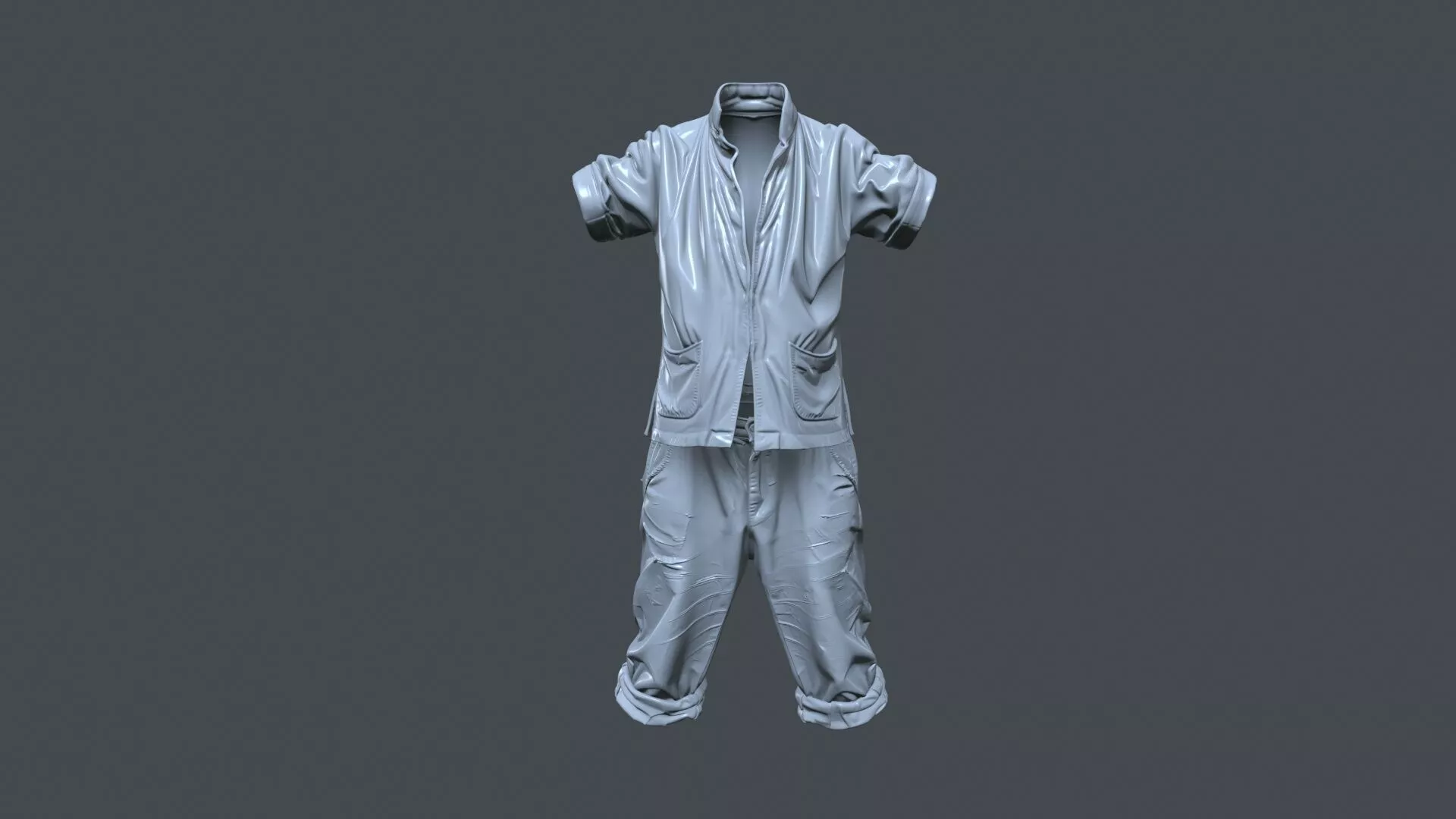 character cloth Free 3D model