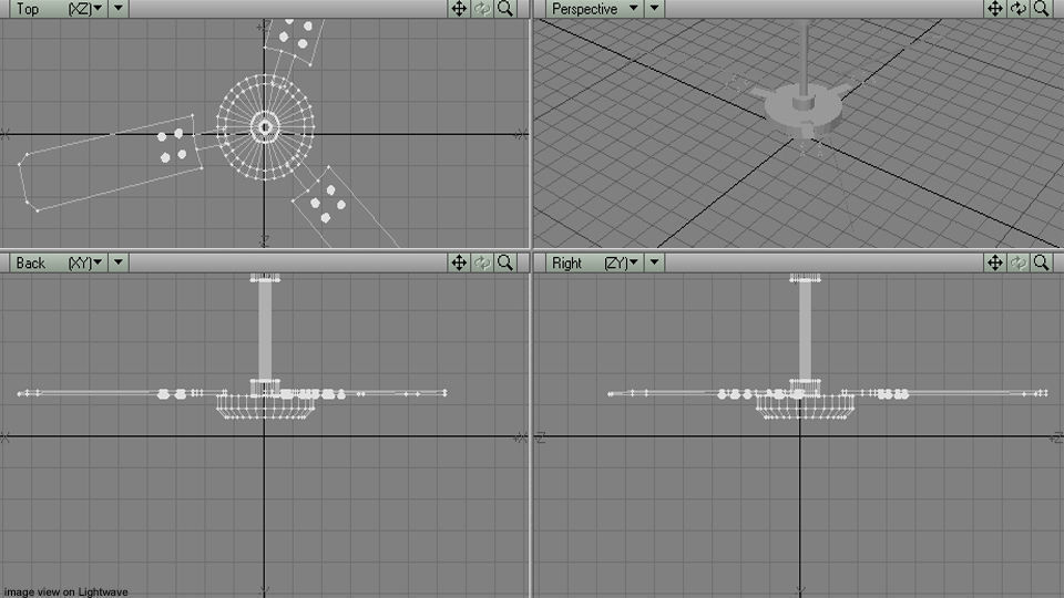 Fan - Ceiling 3D model_4